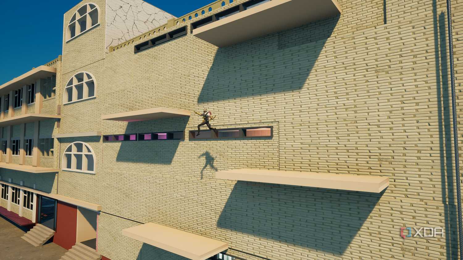 A screenshot from Fortnite's Creative mode.