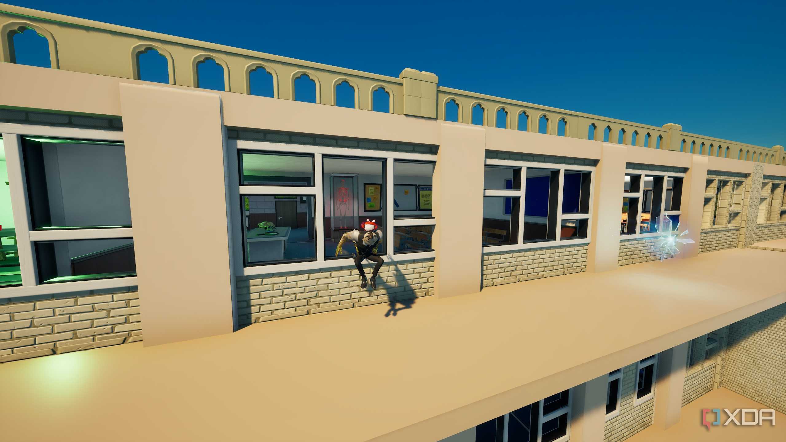 A screenshot from Fortnite's Creative mode.