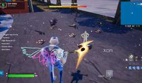 A screenshot from Fortnite's Creative mode.