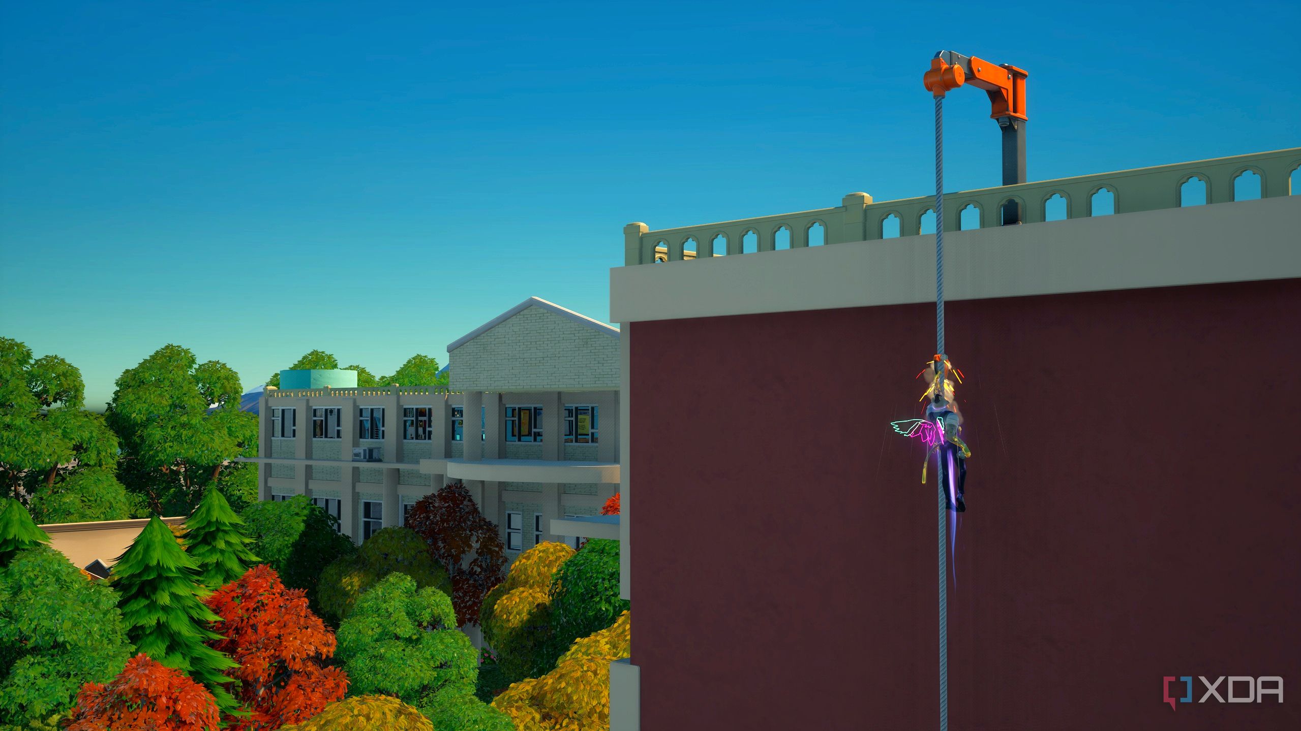 A screenshot from Fortnite's Creative mode.