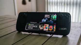 The GeForce Now app on the Steam Deck.