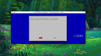 Hit Yes to enable VNC service on Raspberry Pi