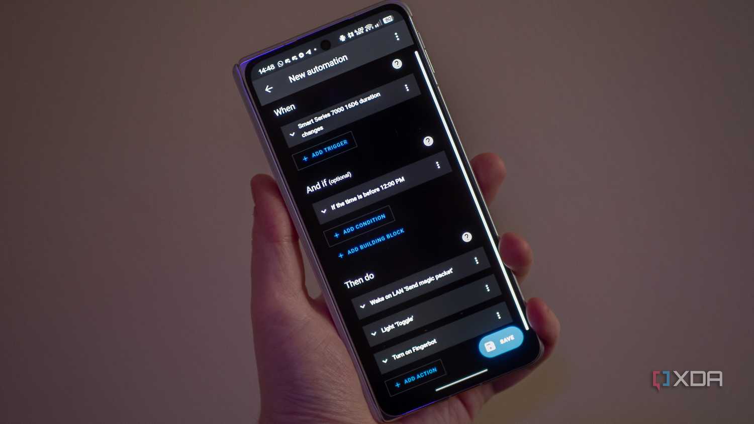 A Home Assistant automation created by tracking a smart toothbrush