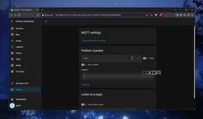 Sending a packet via the MQTT integration in Home Assistant