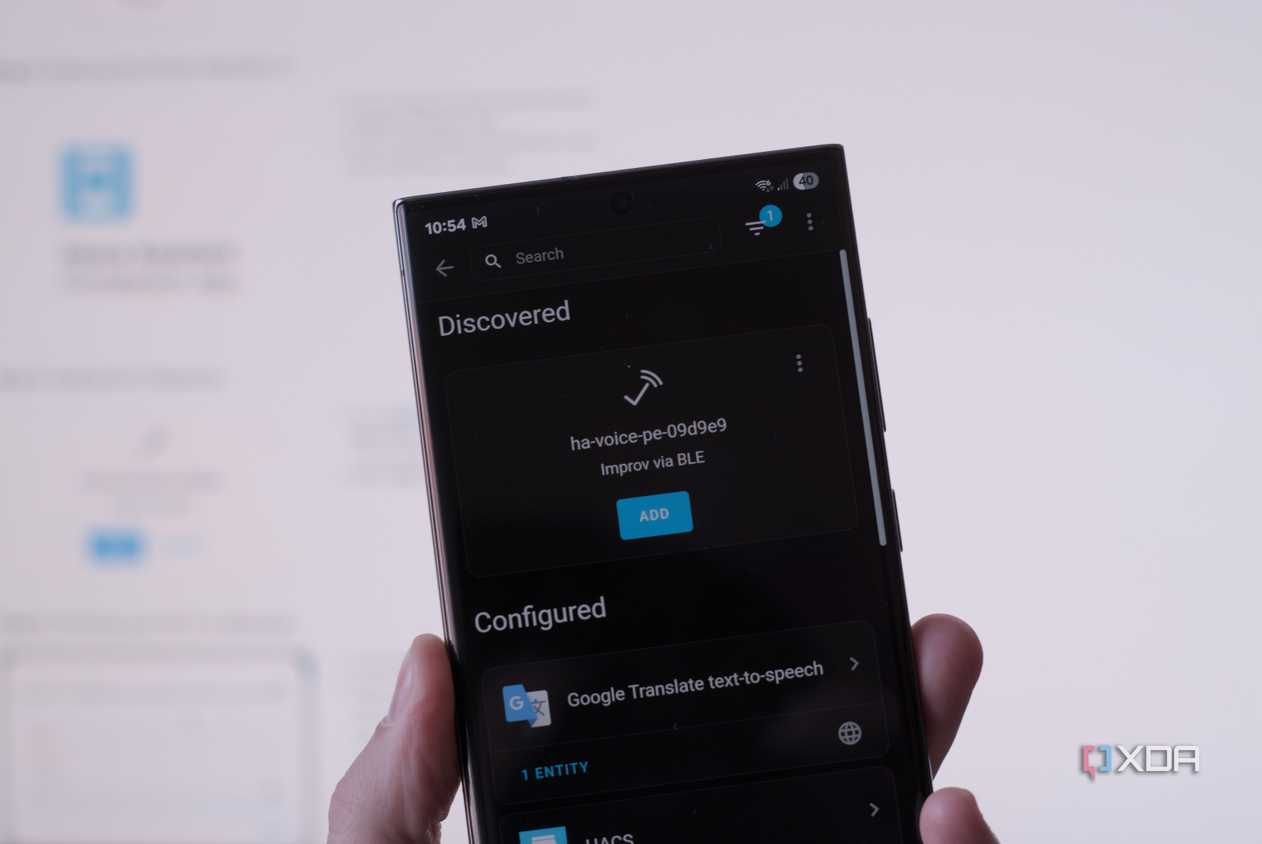Adding Home Assistant Voice PE