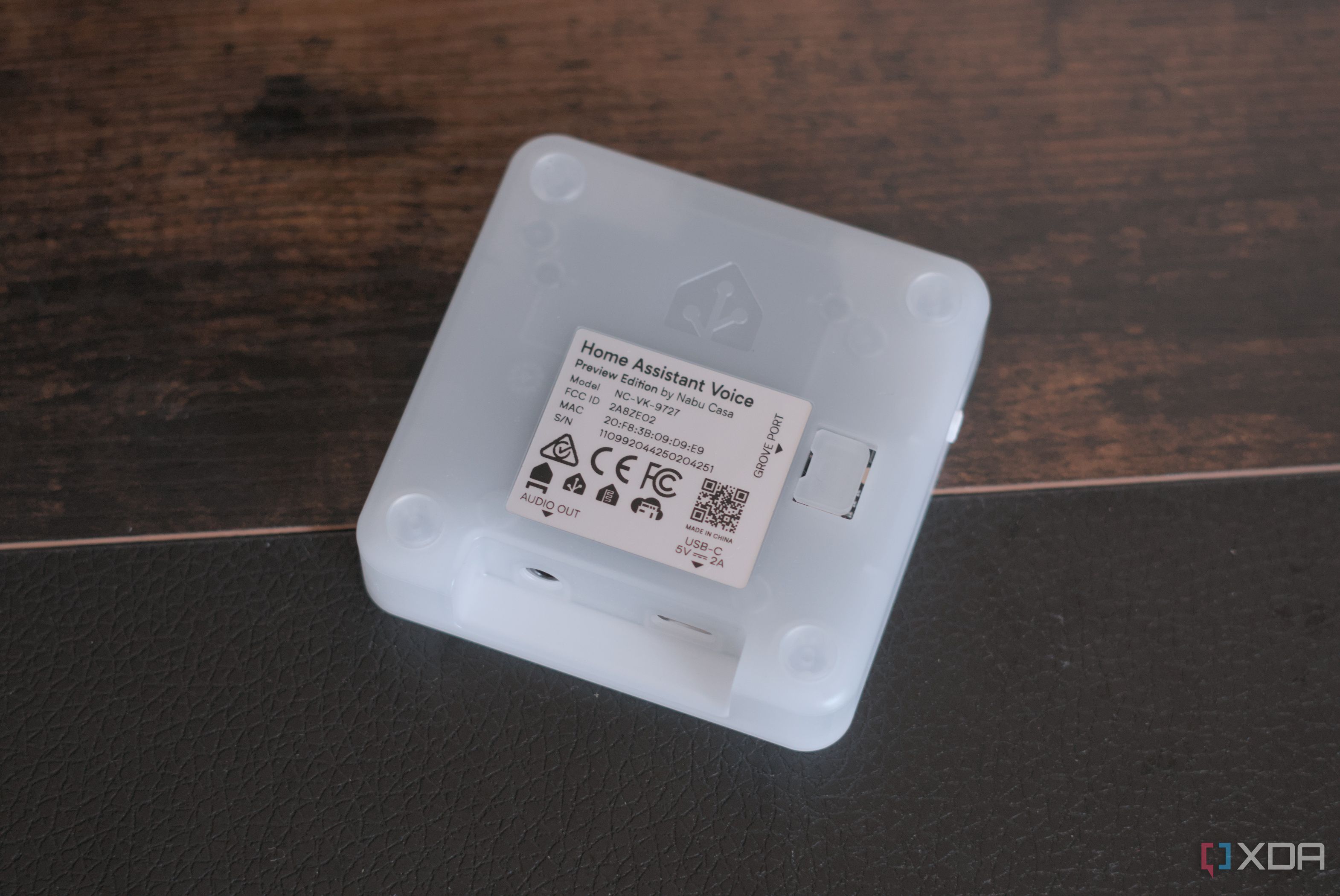Home Assistant Voice PE label