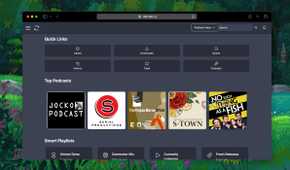 home dashboard in pinepods
