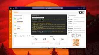 Homebridge dashboard after first boot