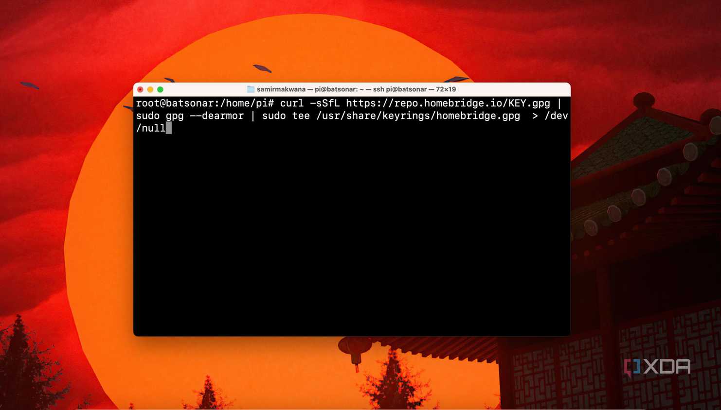Add the Homebridge GPG key on Linux
