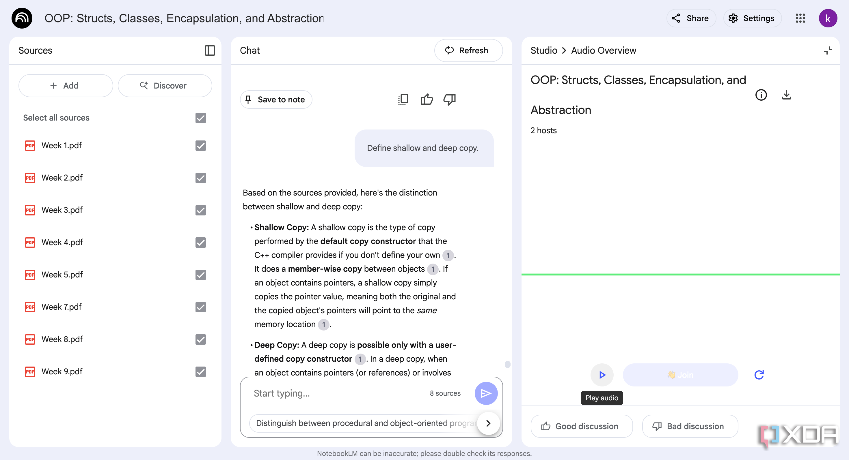 Interactive Audio Overviews in NotebookLM