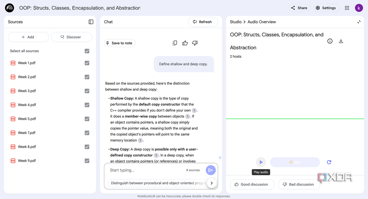 Interactive Audio Overviews in NotebookLM