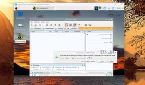 screenshot of jdownloader link add window on raspberry pi