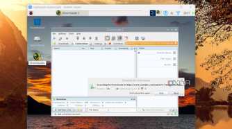 screenshot of jdownloader link add window on raspberry pi