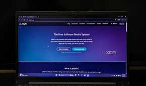 Jellyfin landing page