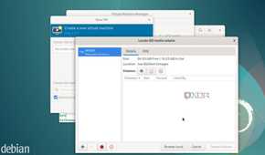 Choosing the ISO file for a virtual machine inside KVM