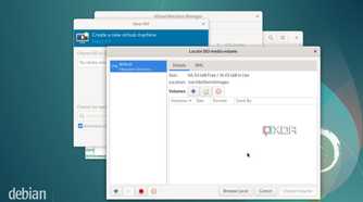 Choosing the ISO file for a virtual machine inside KVM
