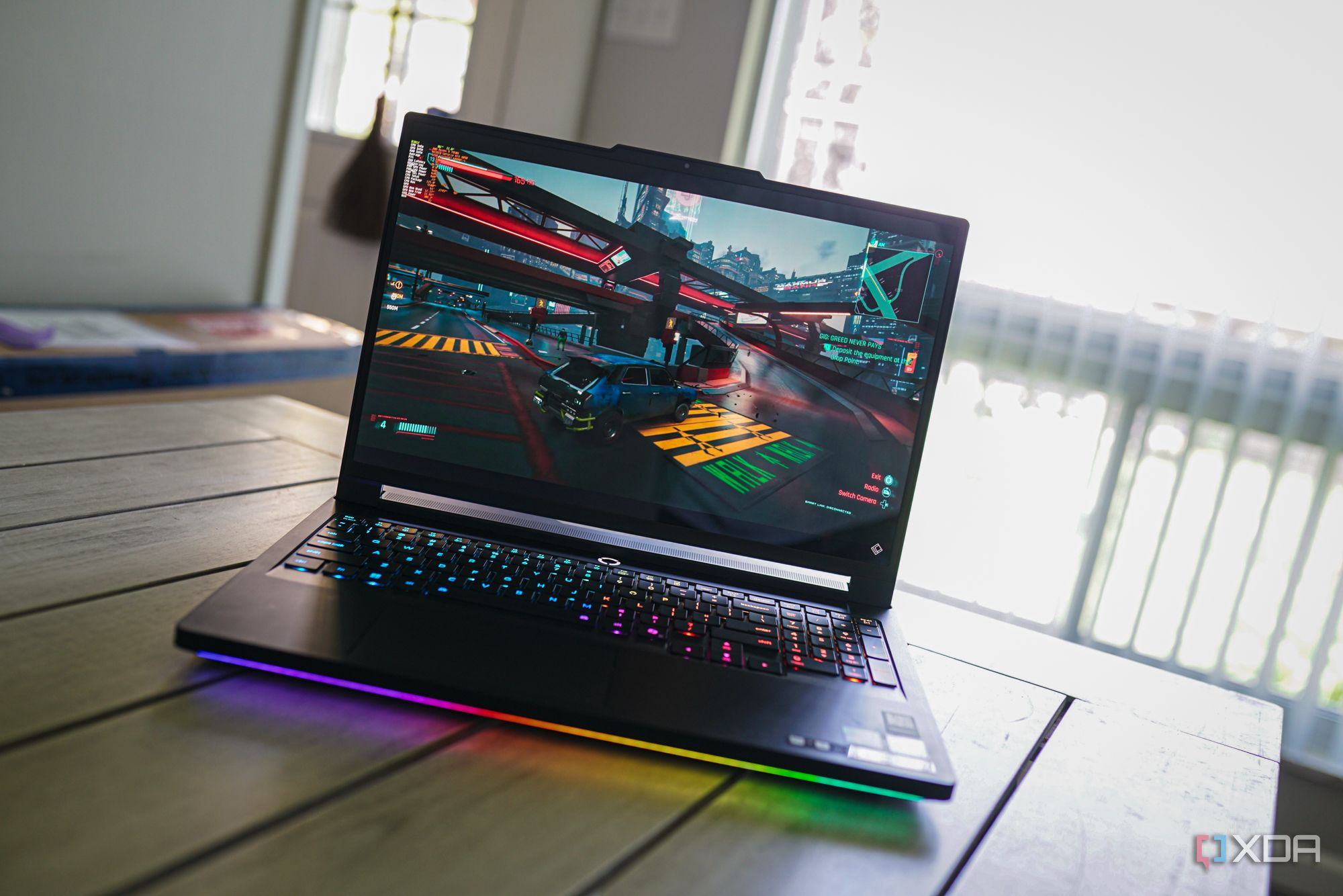 Lenovo Legion Pro 7i Gen 10 on a gray table.