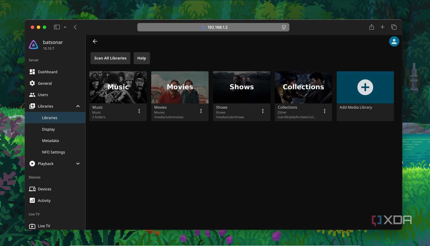 Libraries in Jellyfin