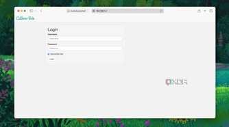 Login screen of Calibre-web
