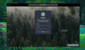 login screen of pinepods