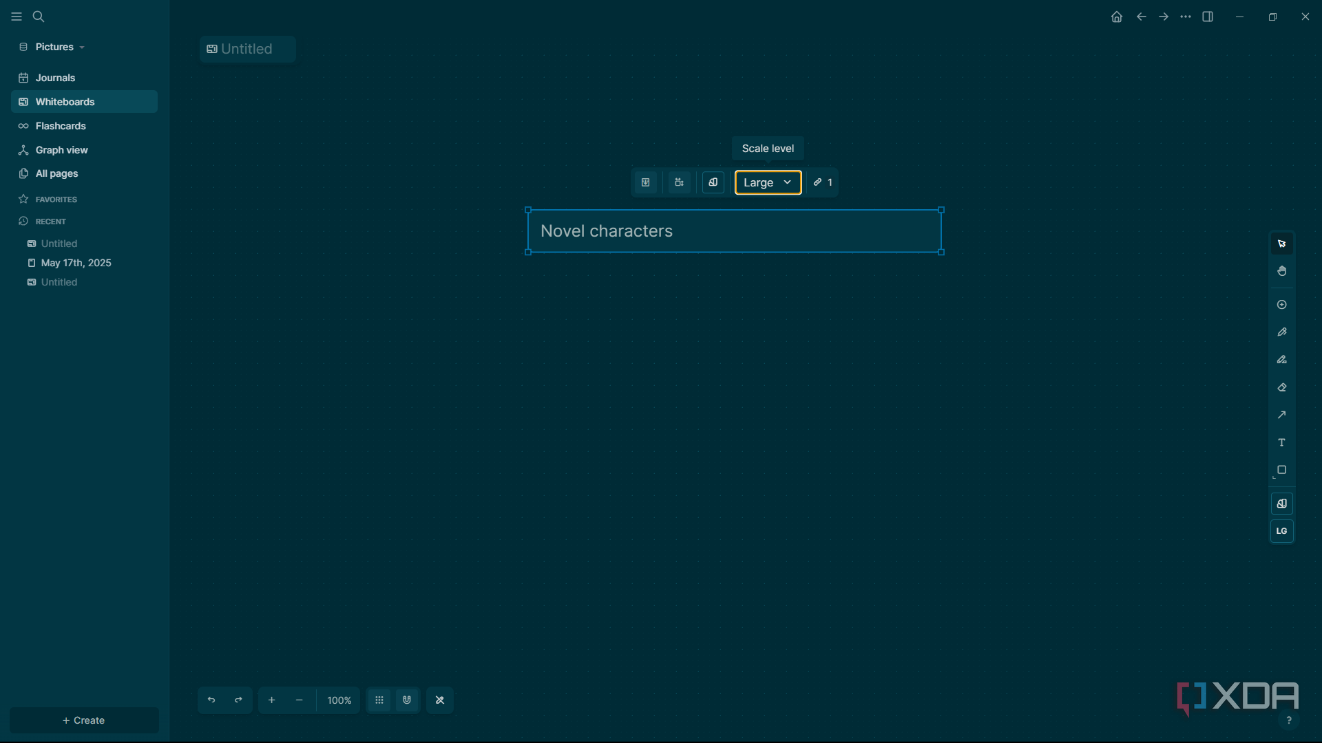 Logseq add block to whiteboard