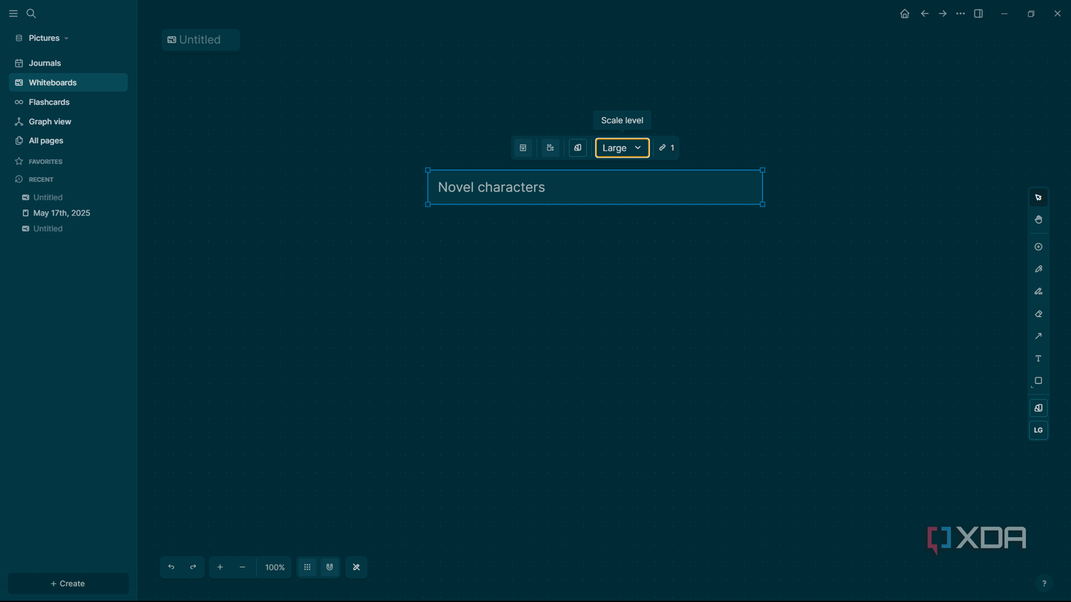 Logseq add block to whiteboard