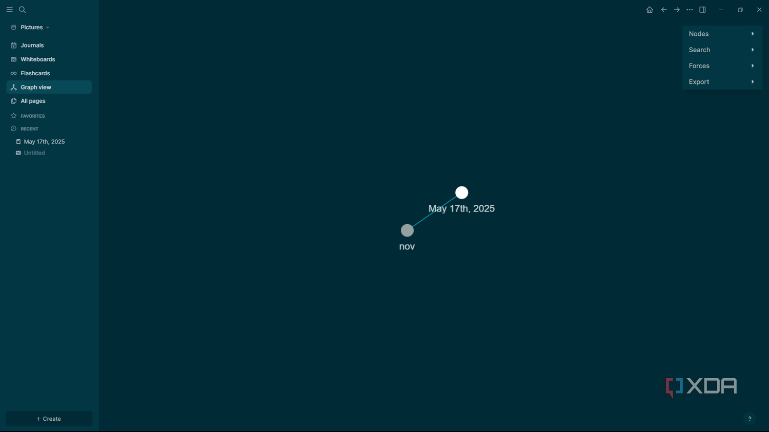 Logseq graph view