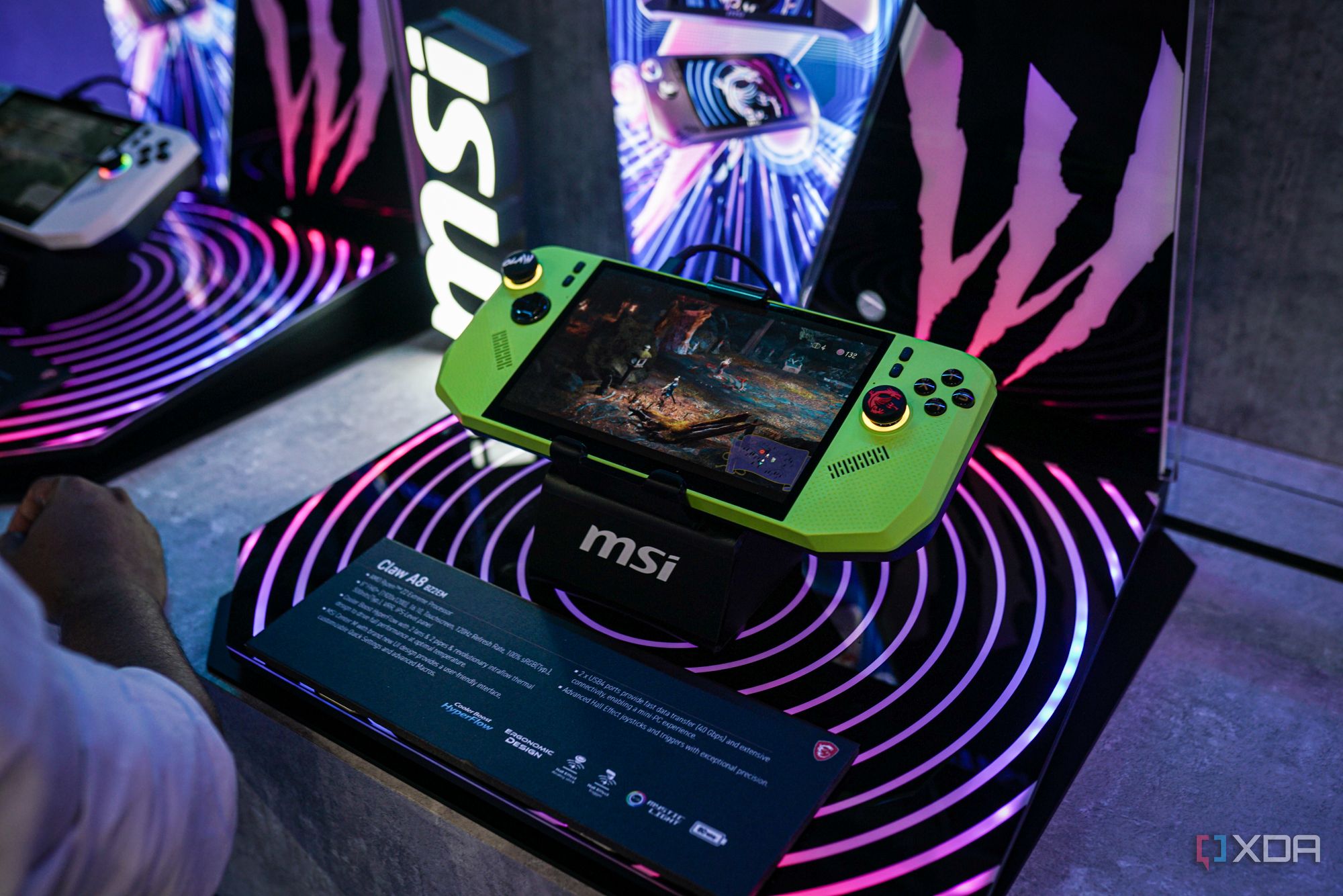MSI's new Claw gaming handheld is its first with an AMD CPU