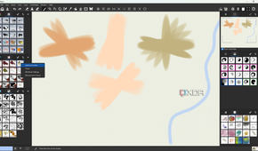 MyPaint brush selection