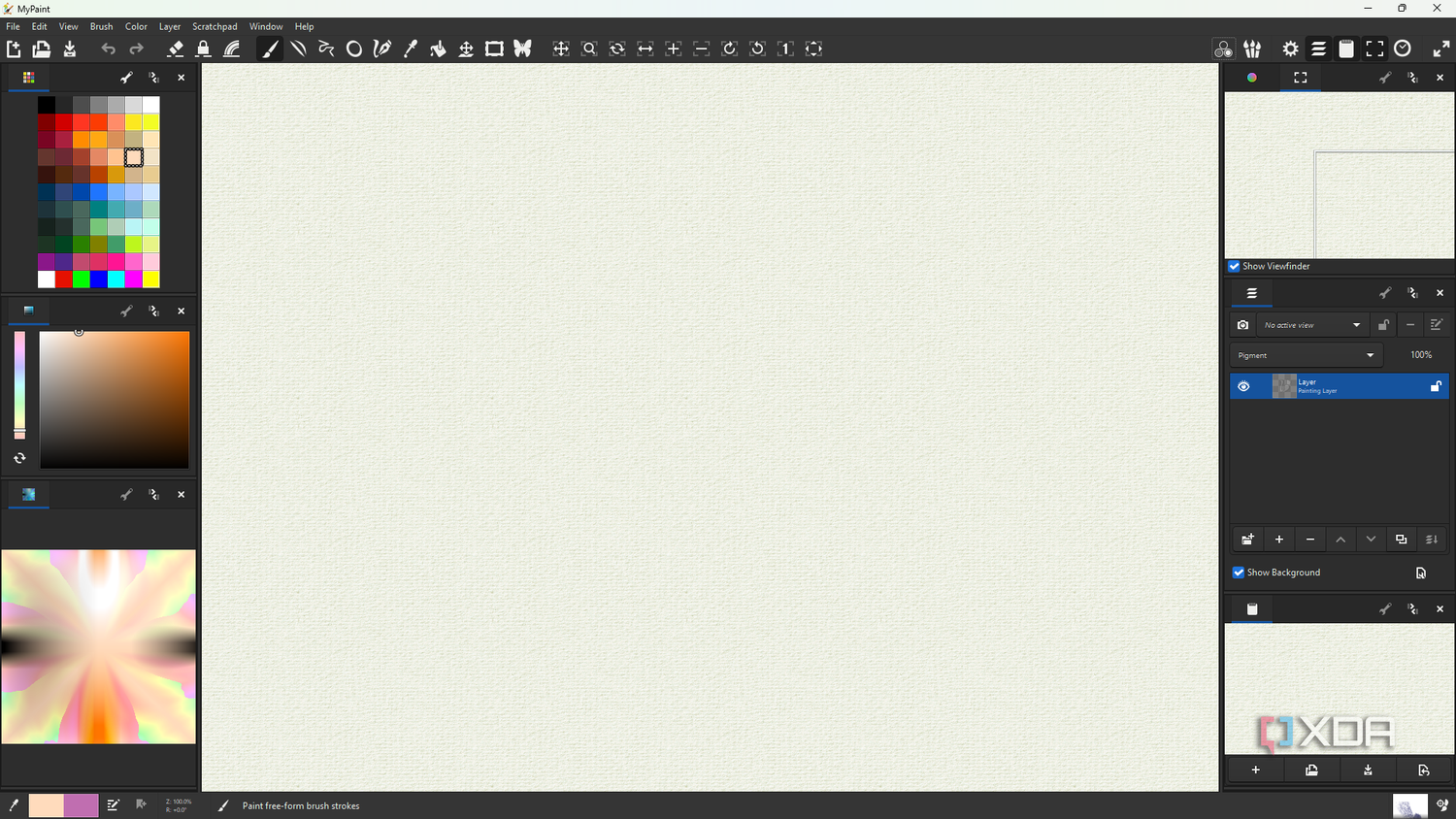 MyPaint editor