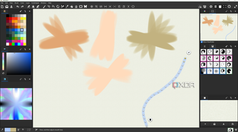 MyPaint inking feature