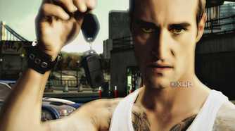 Razer Callahan from Need for Speed: Most Wanted holding up car keys.