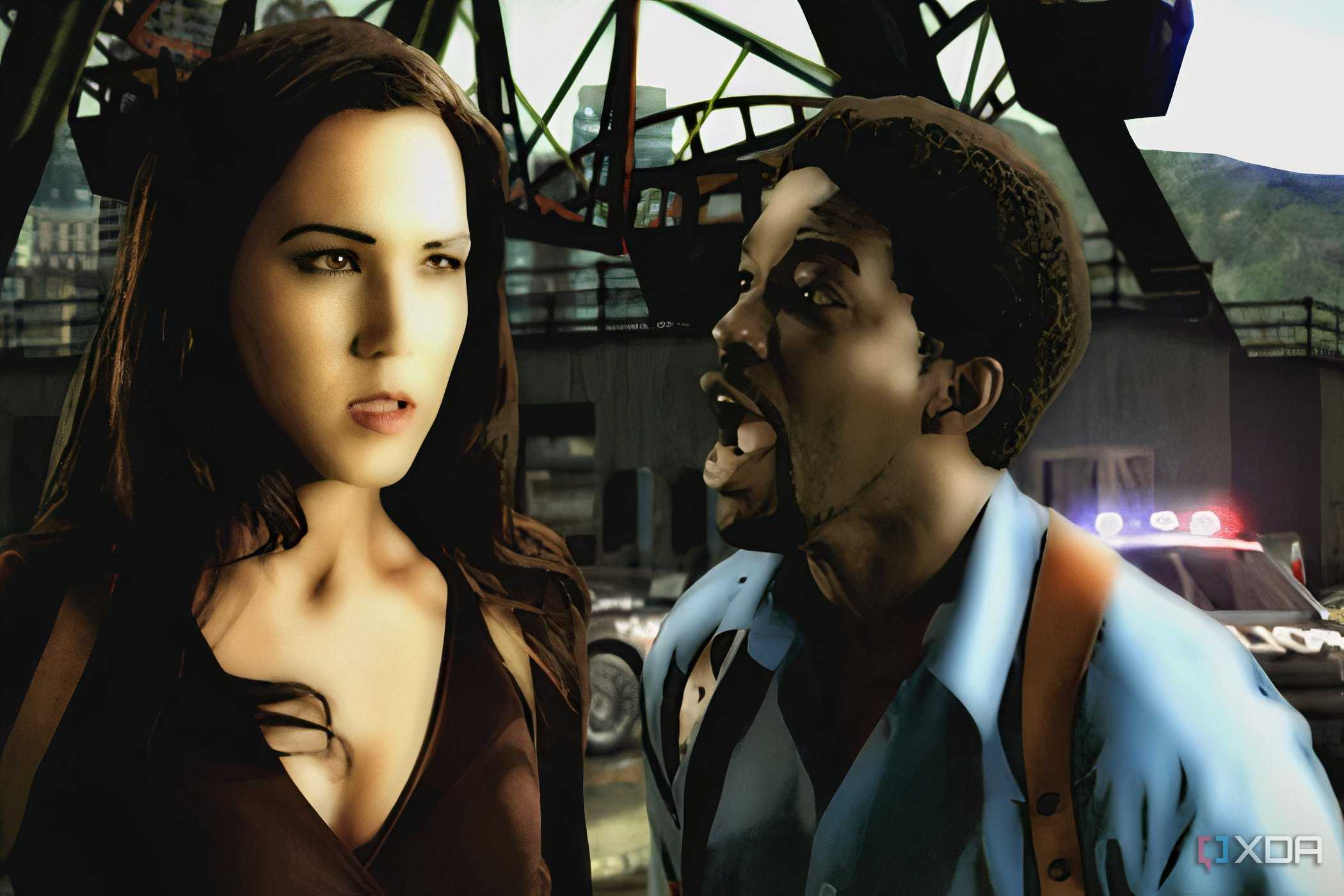 Sergeant Cross yelling at his colleague in Need for Speed: Most Wanted.