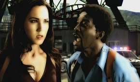 Sergeant Cross yelling at his colleague in Need for Speed: Most Wanted.