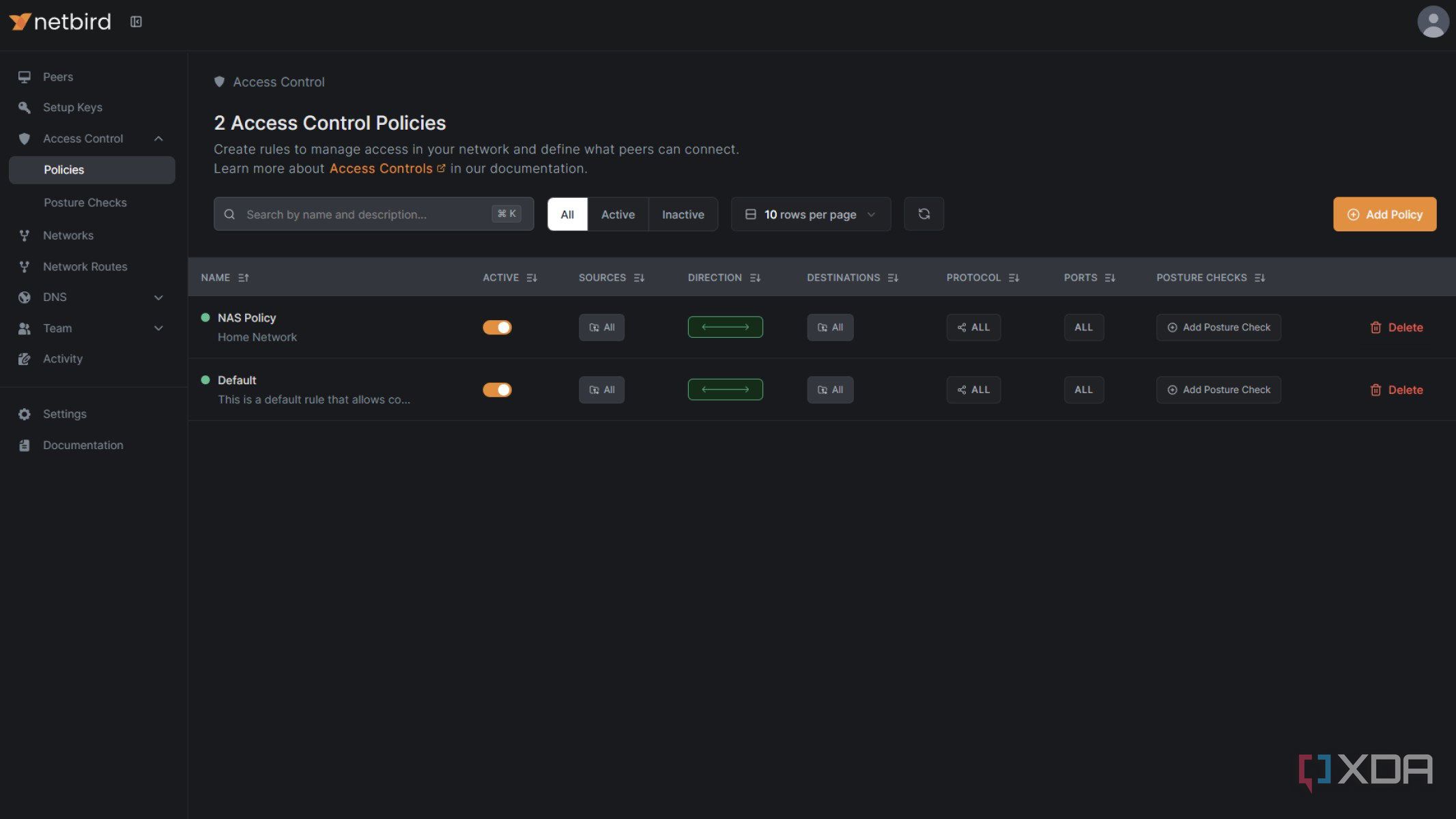 netbird-access-control-policies