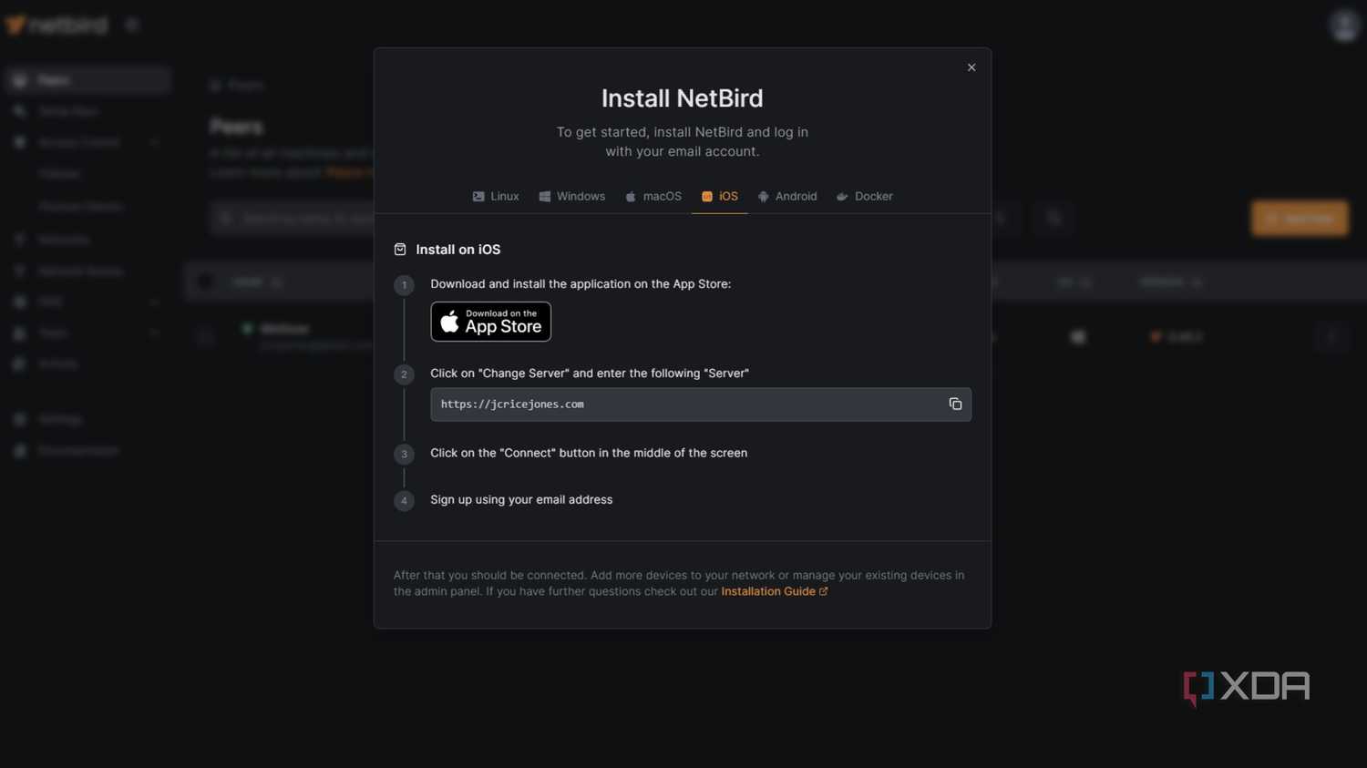 netbird-peers-app