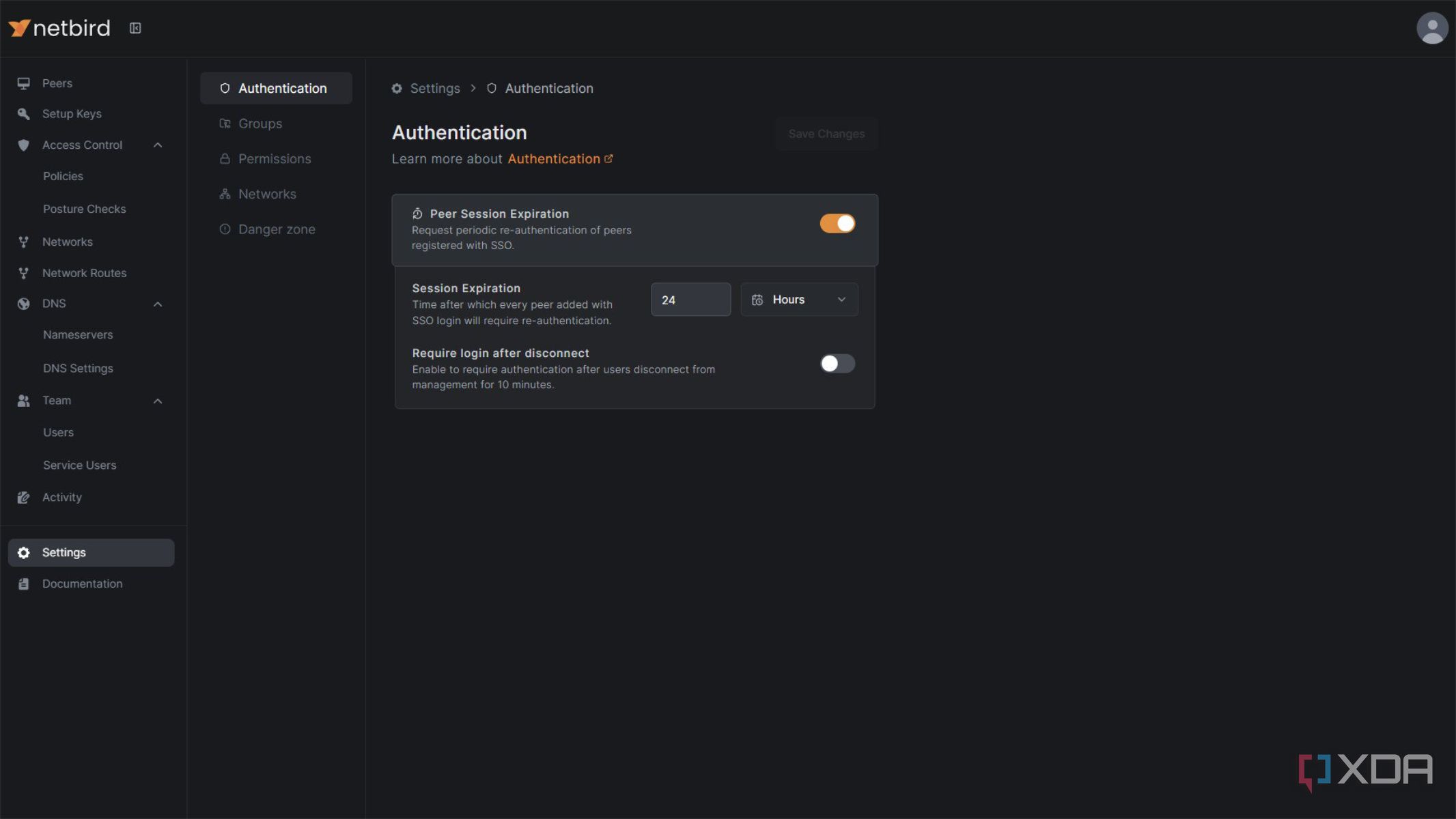 netbird-settings-auth
