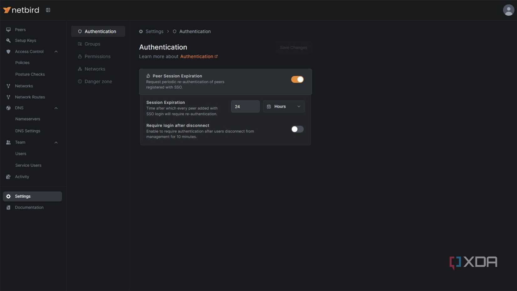 netbird-settings-auth