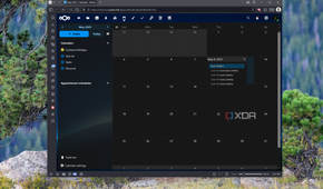 Screenshot of the Nextcloud Calendar web UI showing an expanded view of all the events in a selected day
