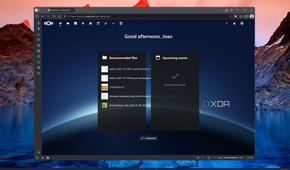 Screenshot of the Nextcloud dashboard showing recommended files