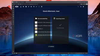 Screenshot of the Nextcloud dashboard showing recommended files