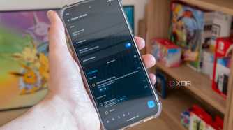An Android phone running Tailscale and Tasks.org at the same time