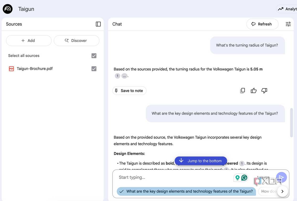 Scan PDF using NotebookLM