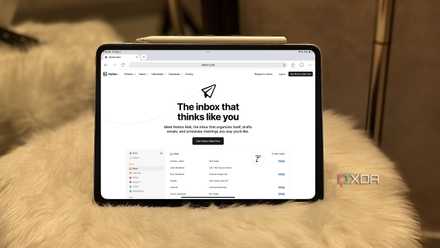 Mail concept on an iPad screen