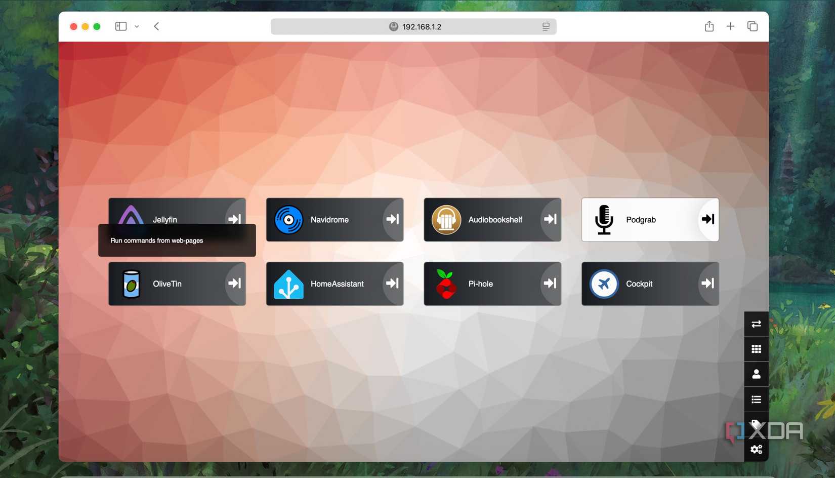 Shell Openlink Ui I made my family run shell commands from a web interface and they loved it