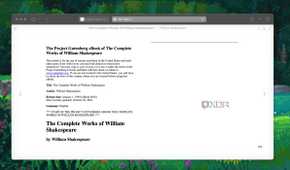 online reader view of Calibre-web