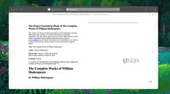 online reader view of Calibre-web