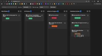 Overview with tasks added