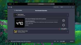 Podcast episode playback in pinepods