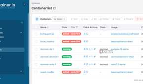 Portainer continares list